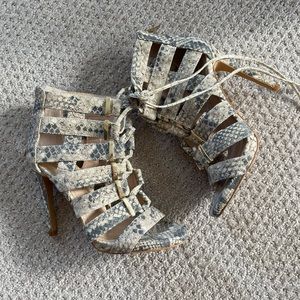 Vince Camuto lace up heels